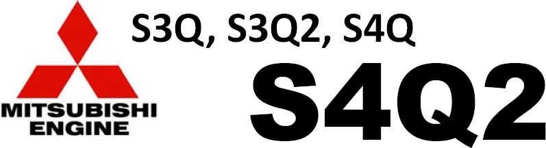 Silniki i części zamienne Mitsubishi S3Q, S3Q2, S4Q i S4Q2
